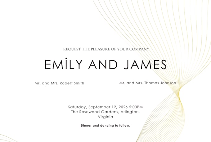 do a invitation card